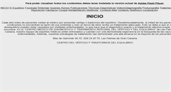 Desktop Screenshot of centrodelvertigo.com