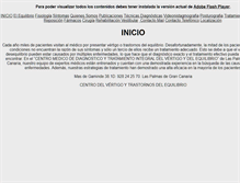 Tablet Screenshot of centrodelvertigo.com